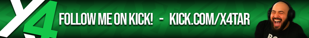 Follow X4tar on Kick